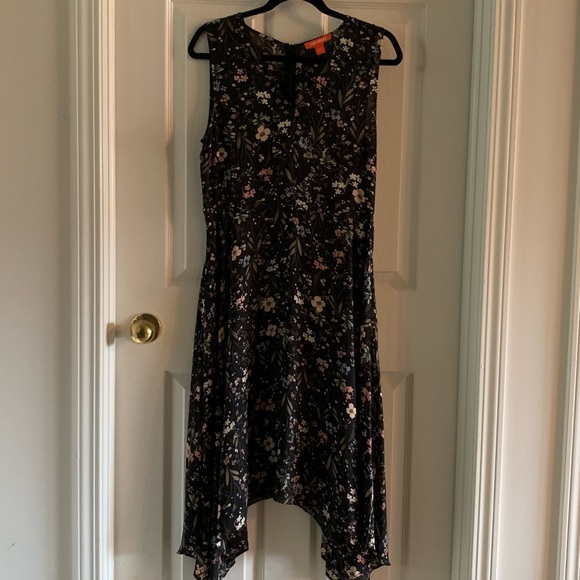 Joe Fresh Black Floral Dress - Picture 1 of 14